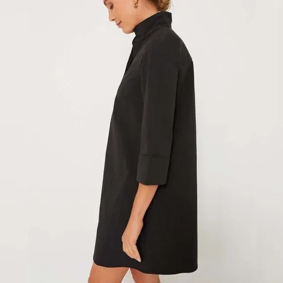 NWT TUCKERNUCK - M - Black Charlie Mini Dress - Picture 3 of 9